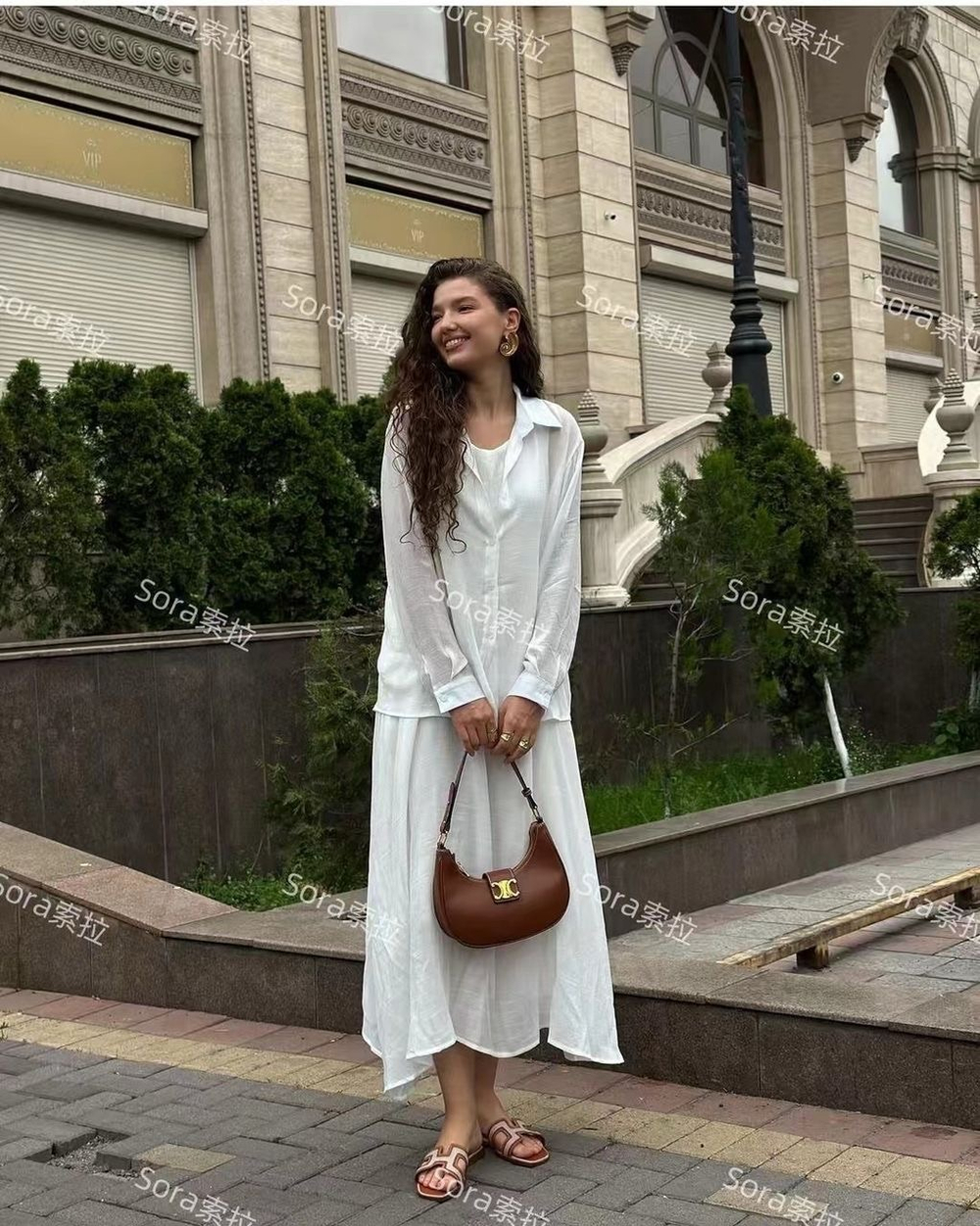 Костюм двойка платье и рубашка