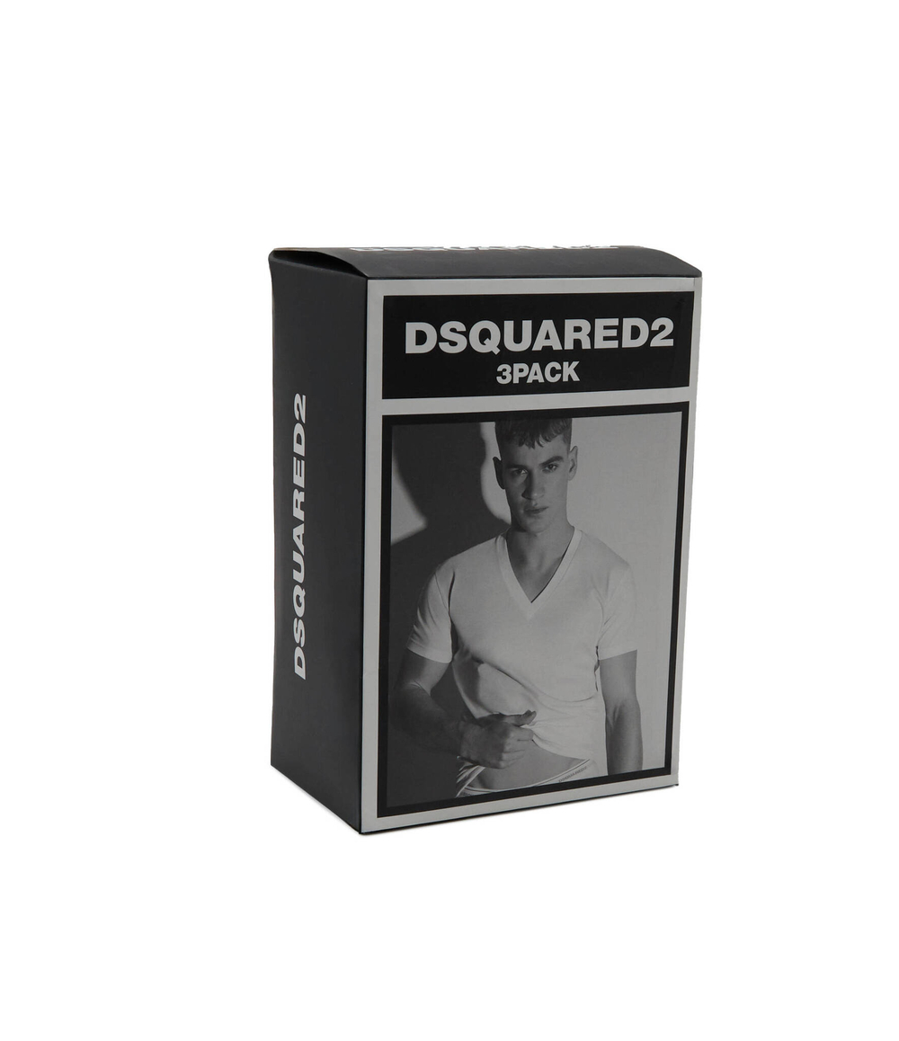 Футболка 3шт. Dsquared2 - черный(D9X3D2370)