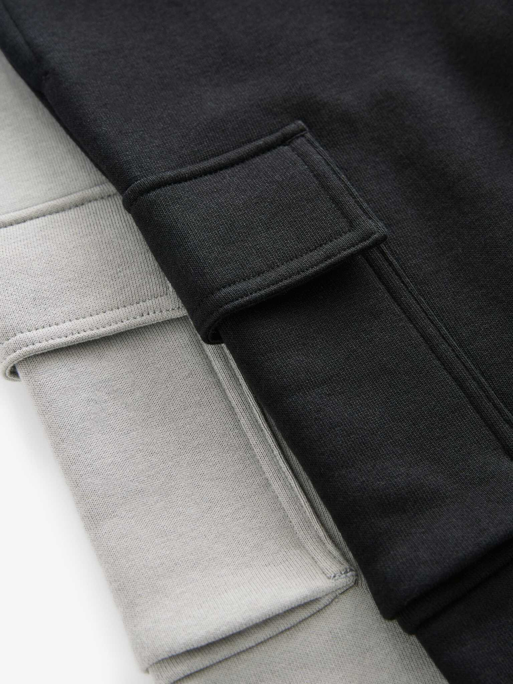 Джоггеры карго для мальчика Next 451-277, 2 шт., Серый, Черный