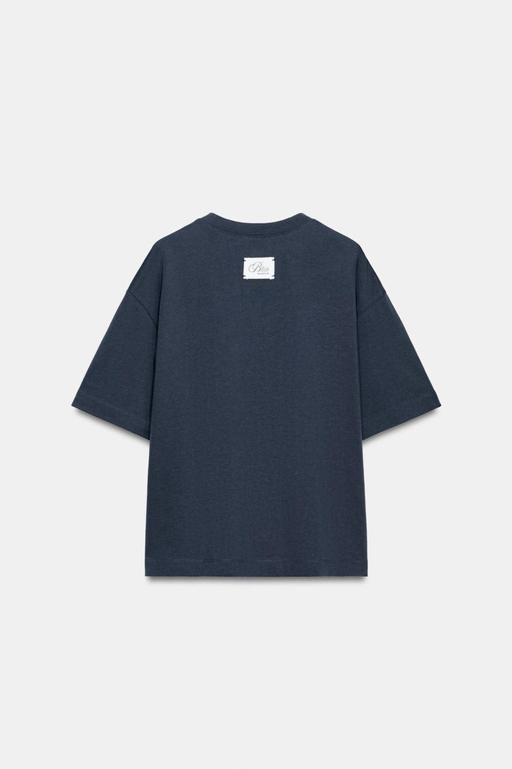 ZARA ФУТБОЛКА С ПРИНТОМ ©CASA BATLLÓ, НЕФТЯНОЙ