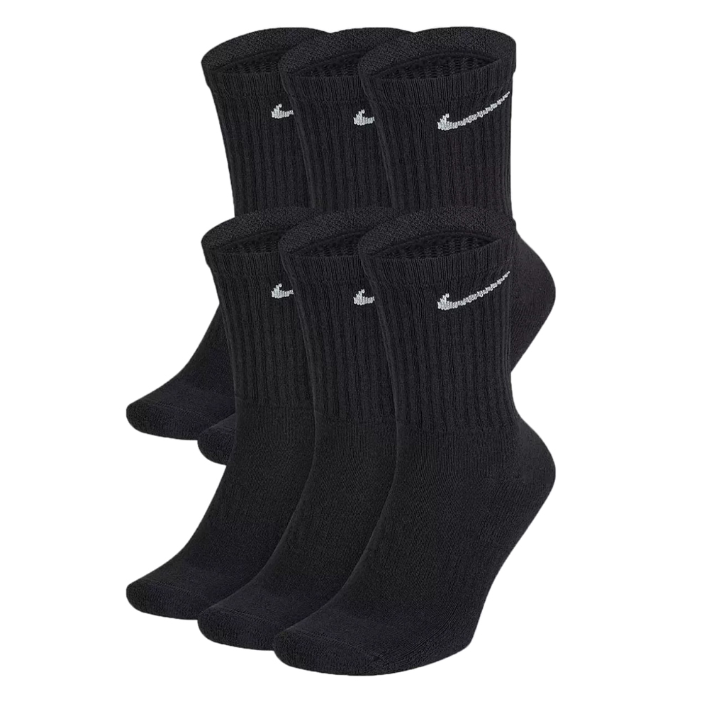 Носки Nike 6-Pack Everyday Cushion Crew Black