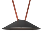 DK5565-BK Cветильник для трека-ремня Belty, серия Flow, со светодиодом, D300*H71мм, 48V DC, 20W, RA90, 120°, 3000K, IP20, черный, алюминий