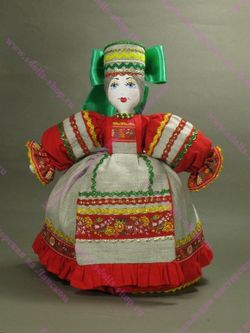 Текстильная Кукла-Грелка на чайник