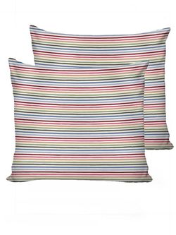 Наволочка комплект 2шт перкаль Сказка "Радужная полоска" 70x70 см на молнии