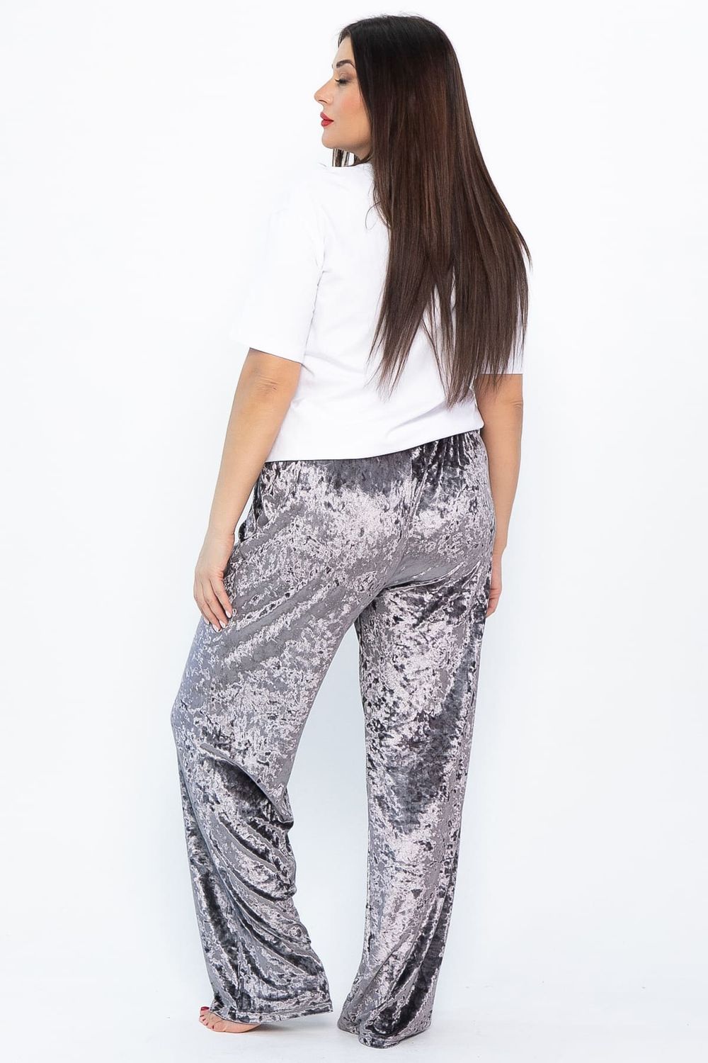 Брюки Таинственное очарование (серо-бежевые) Б14682-25М LT Collection