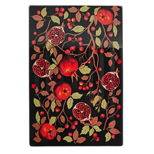 Доска стеклянная Гранат 20x30x0,4см, стекло