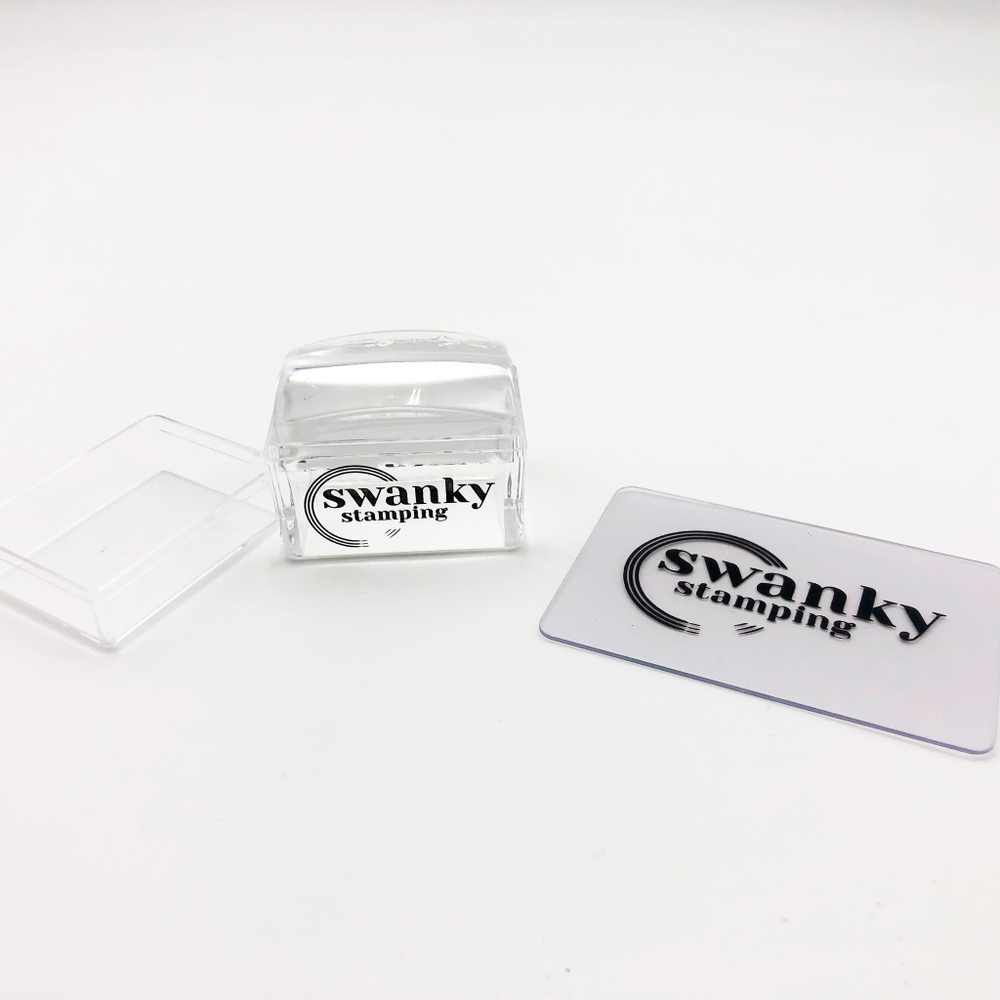 Штамп Swanky Stamping, силиконовый, прозрачный, прямоугольный, 2,5*3,5 см.