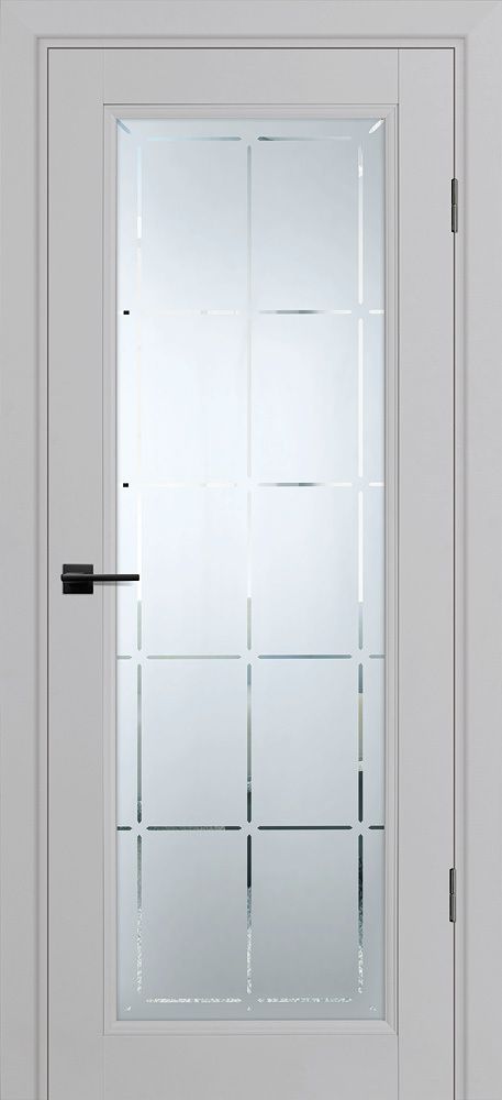 Дверь PSU-35 / Цвет Агат / Сатинат, гравированное / Двери PROFILO PORTE