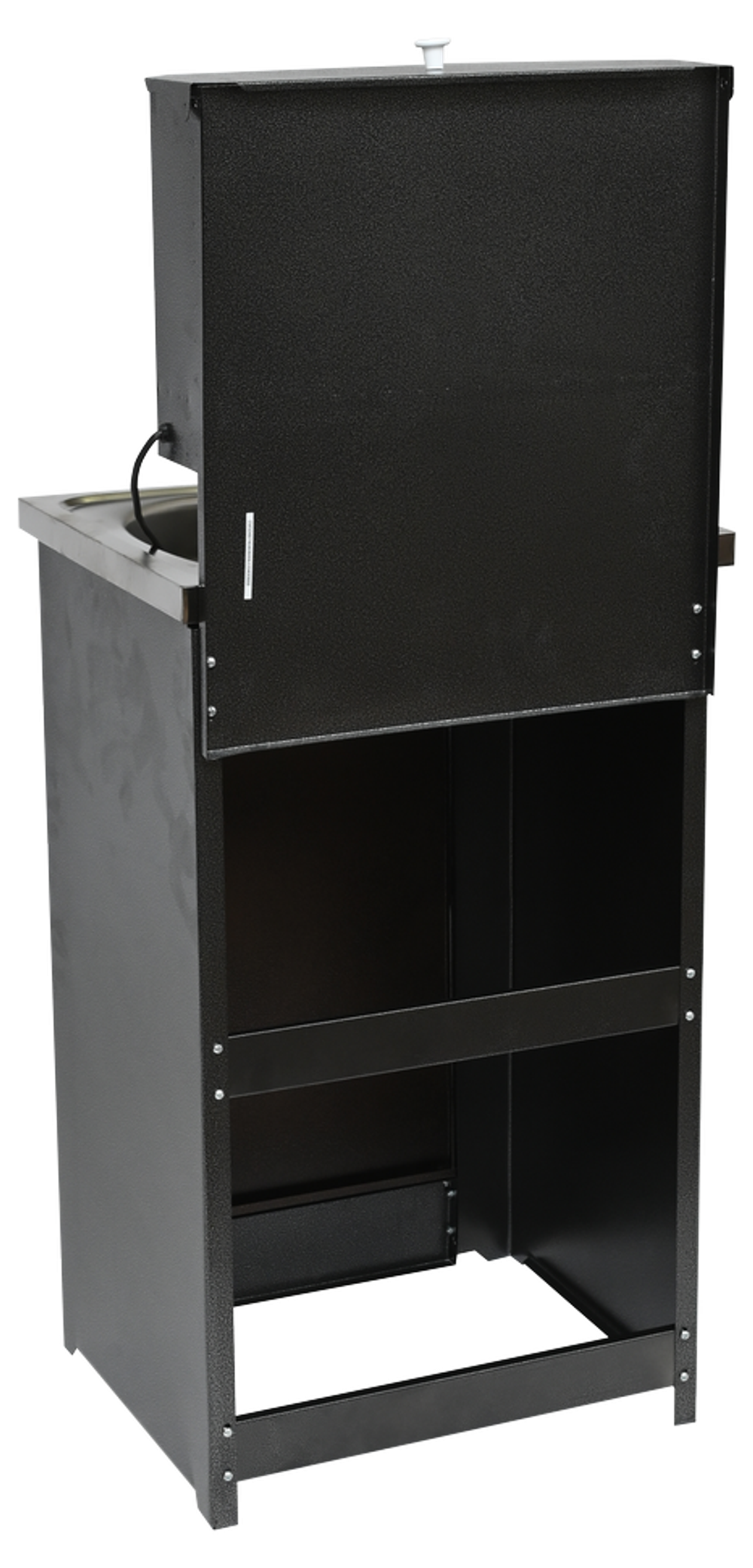 Умывальник дачный "Комфорт" ВИХРЬ с подогревом, нержавейка, серебро