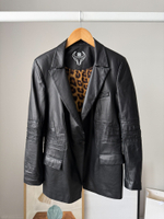 Кожаный жакет, XS
