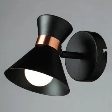 Бра 1*E14 A1406AP-1BK чёрны Baltimore Arte Lamp