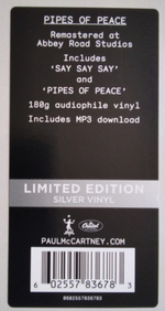 Paul McCartney / Pipes Of Peace (Limited Edition)(Coloured Vinyl)(LP)