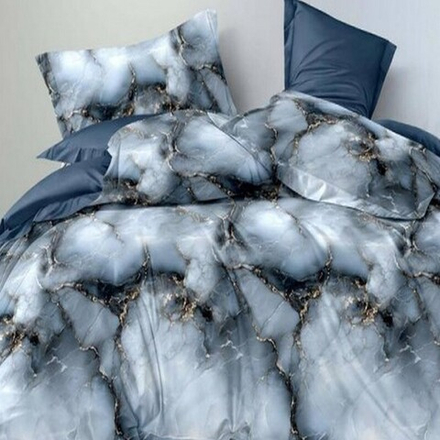 Комплект постельного белья "О. МРАМОР ГРЭЙ", поплин, 100% хлопок, Россия.