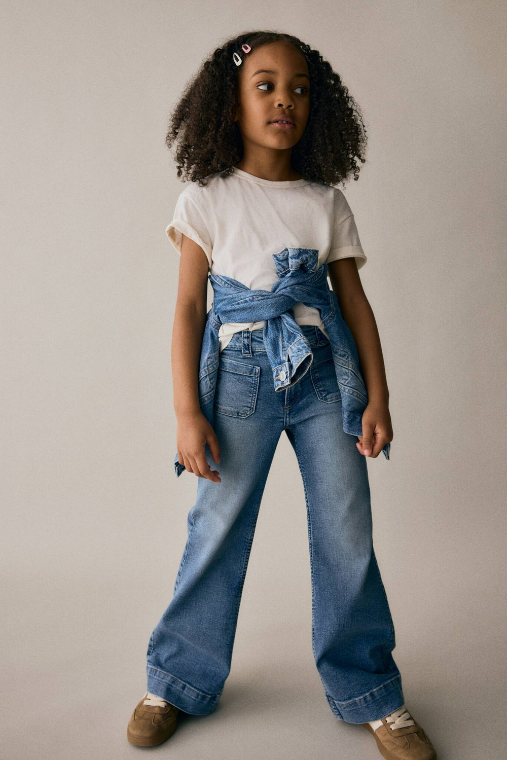 H&M Джинсы Flared Leg, синий