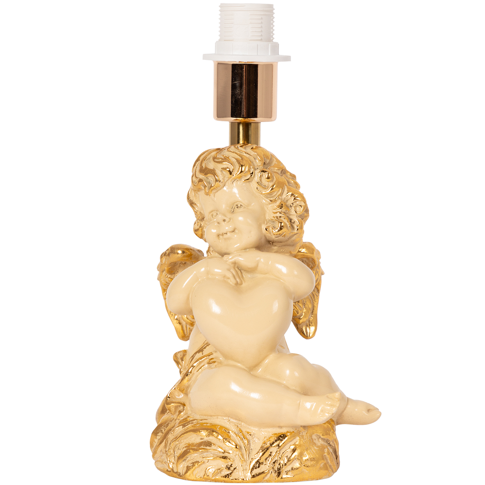 Настольная лампа Сердце Купидона Айвори Мадлен Роза