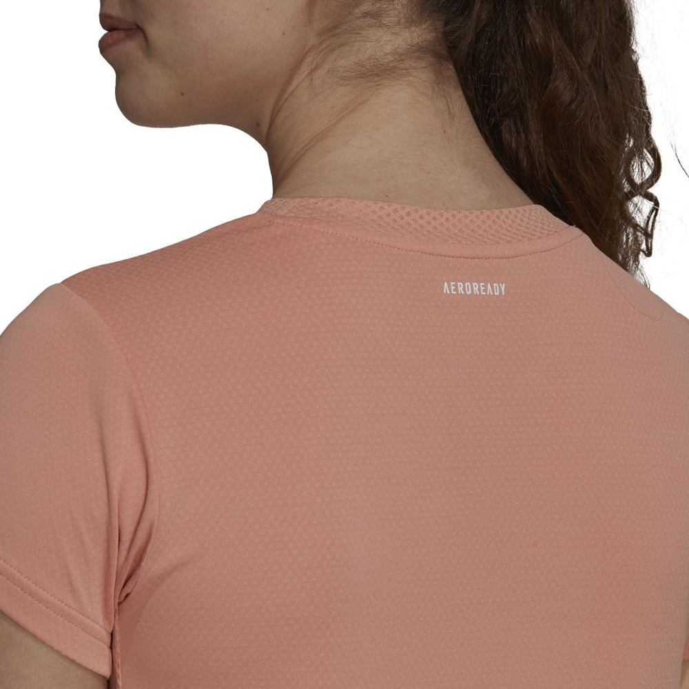 Женская теннисная футболка Adidas HEAT.RDY Tee W - Pink
