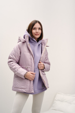 Куртка женская зимняя "Лео" пудра