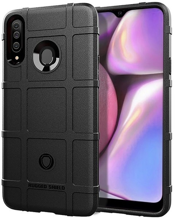 Чехол для Samsung Galaxy A20S цвет Black (черный), серия Armor от Caseport