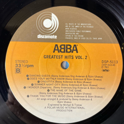 Винтажная виниловая пластинка LP ABBA АББА Greatest Hits Vol. 2 (Япония 1979) (Оби) Dancing Queen