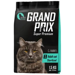 Сухой корм для кошек, GRAND PRIX Adult Sterilized, с кроликом