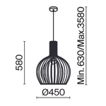 Подвесной светильник Maytoni Roots MOD194PL-01W1