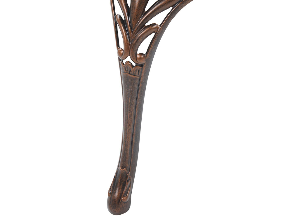 Обеденная группа из литого алюминия стол овальный АДОНИС «ADONIS» 162х102 + 4 кресла ФИНЛЯНДИЯ-4 «FINLAND-4»