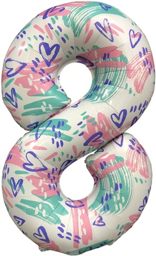 Цифра 8 Нежный паттерн 40" Agura