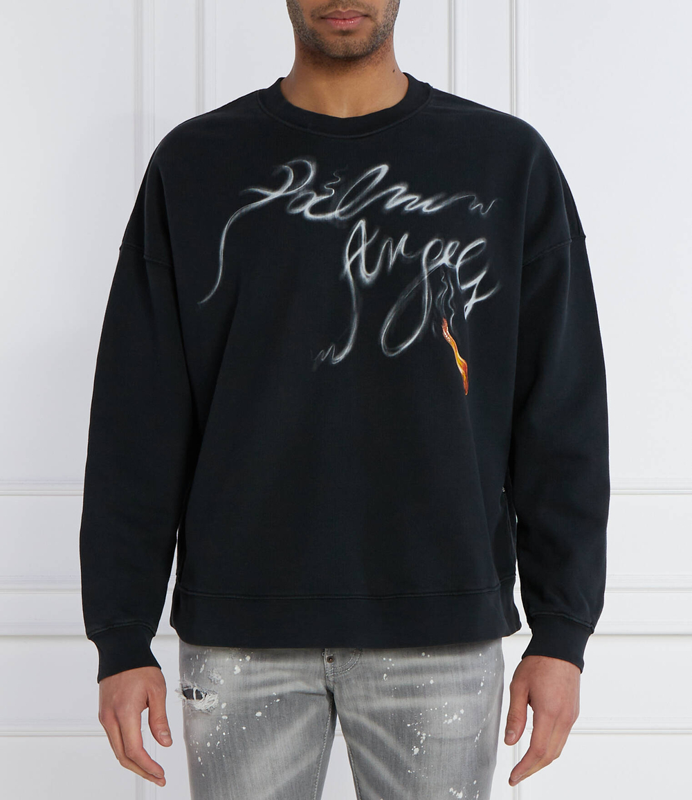 Худи Palm Angels - черный(PMBA074R 24FLE003)