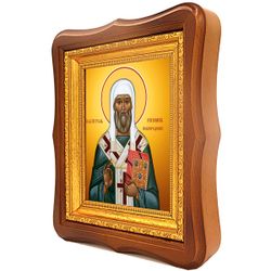 Герман Новгородский святитель. Икона на холсте.