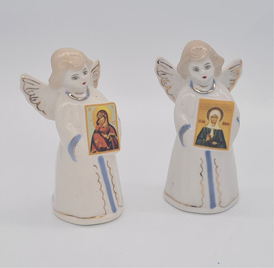 Ангел керам. колокол. ма. с иконой 6см \Кисл\(КоВ) 60714959