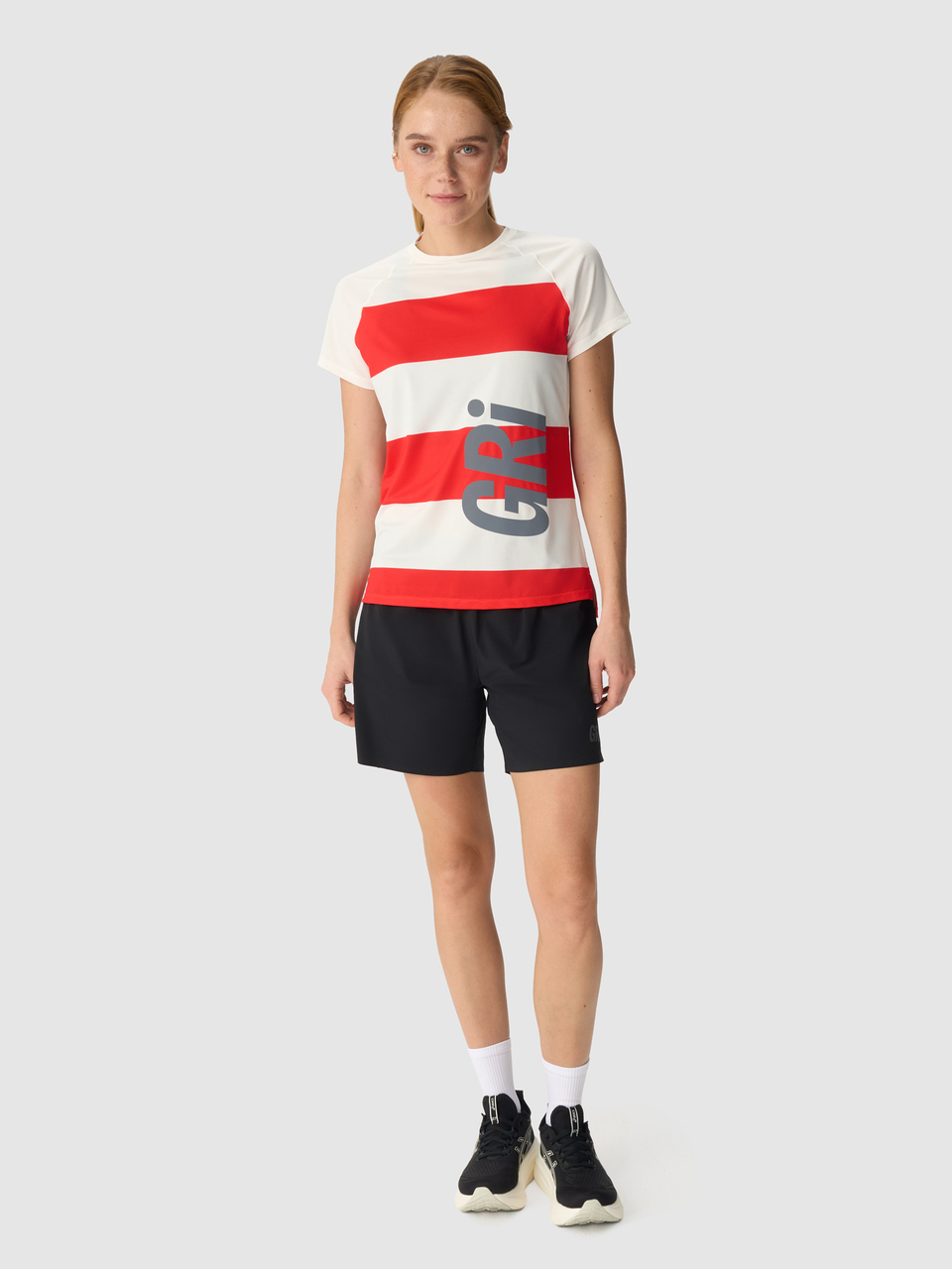 Футболка женская GRI Маяк бело-красная