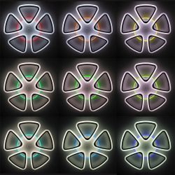 Citilux Мальта Смарт CL234A250E RGB Умная люстра Белая