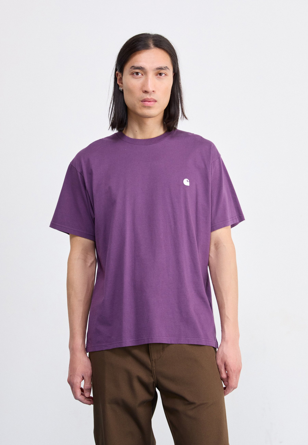 Carhartt WIP MADISON - Базовая футболка - Белый