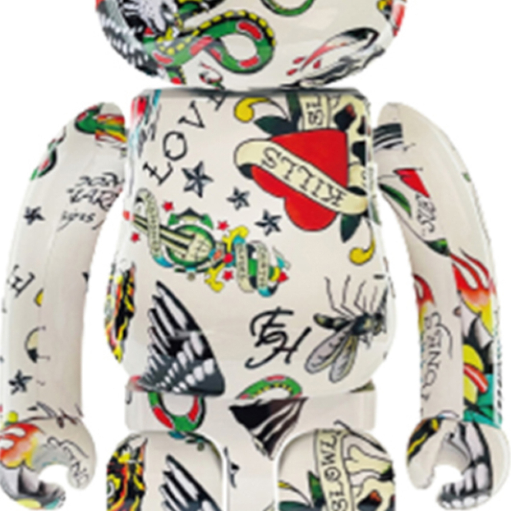 Дизайнерские игрушки BE@RBRICK Ed Hardy MACAU 2021, 1741379-640506847