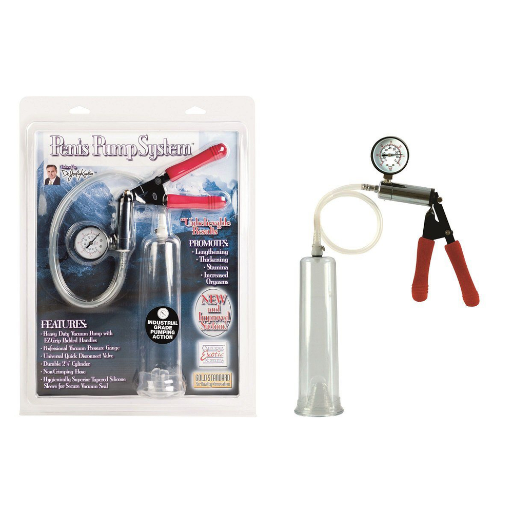 Мужская помпа Dr. JOEL KAPLAN - 23,7 см. (Цвет: прозрачный)