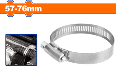 Червячный хомут 57х76 мм 10 шт (60/600) WADFOW WHU2910