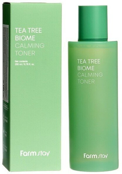 Успокаивающий тоник с экстрактом чайного дерева Farm Stay Tea Tree Biome Calming Toner 200 мл.