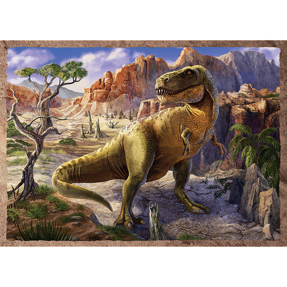 Puzzle "4in1" - Interesting dinosaurs / Trefl
