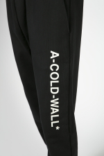 A-COLD-WALL ESSENTIAL LOGO BLACK SWEATPANTS