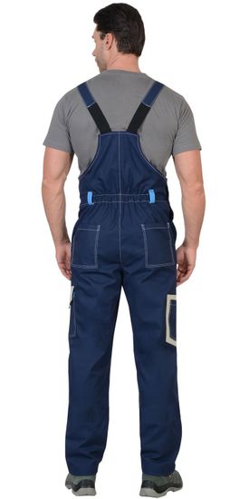 Полукомбинезон "Сириус-Персей" (синий/молочный/голубой)