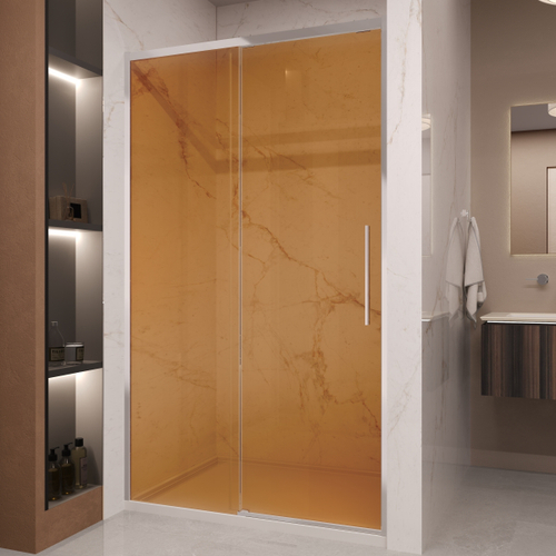 Душевая дверь Stella VDS-1ST120GS, 1200, хром, стекло янтарь