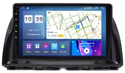 Магнитола для Mazda CX-5 2011-2017 - Parafar PF984-10XHD на Android 13, 8-ядер, 4Гб+64Гб, CarPlay, 4G SIM-слот