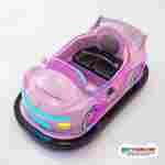 Автодромная электромашинка «Розовая Молния» с ограничением скорости, для детей и подростков
