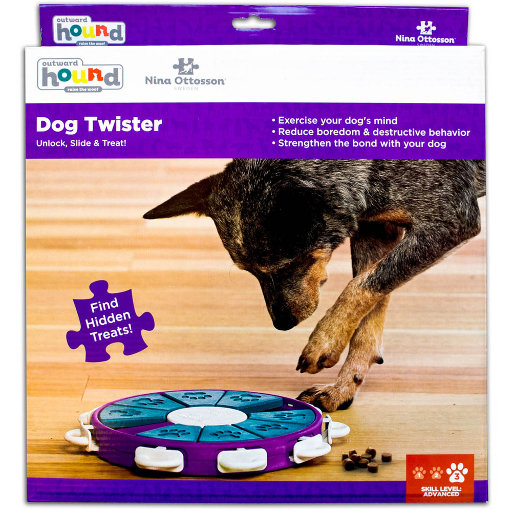 Nina Ottosson игра-головоломка для собак Twister, 3 (продвинутый) уровень сложности