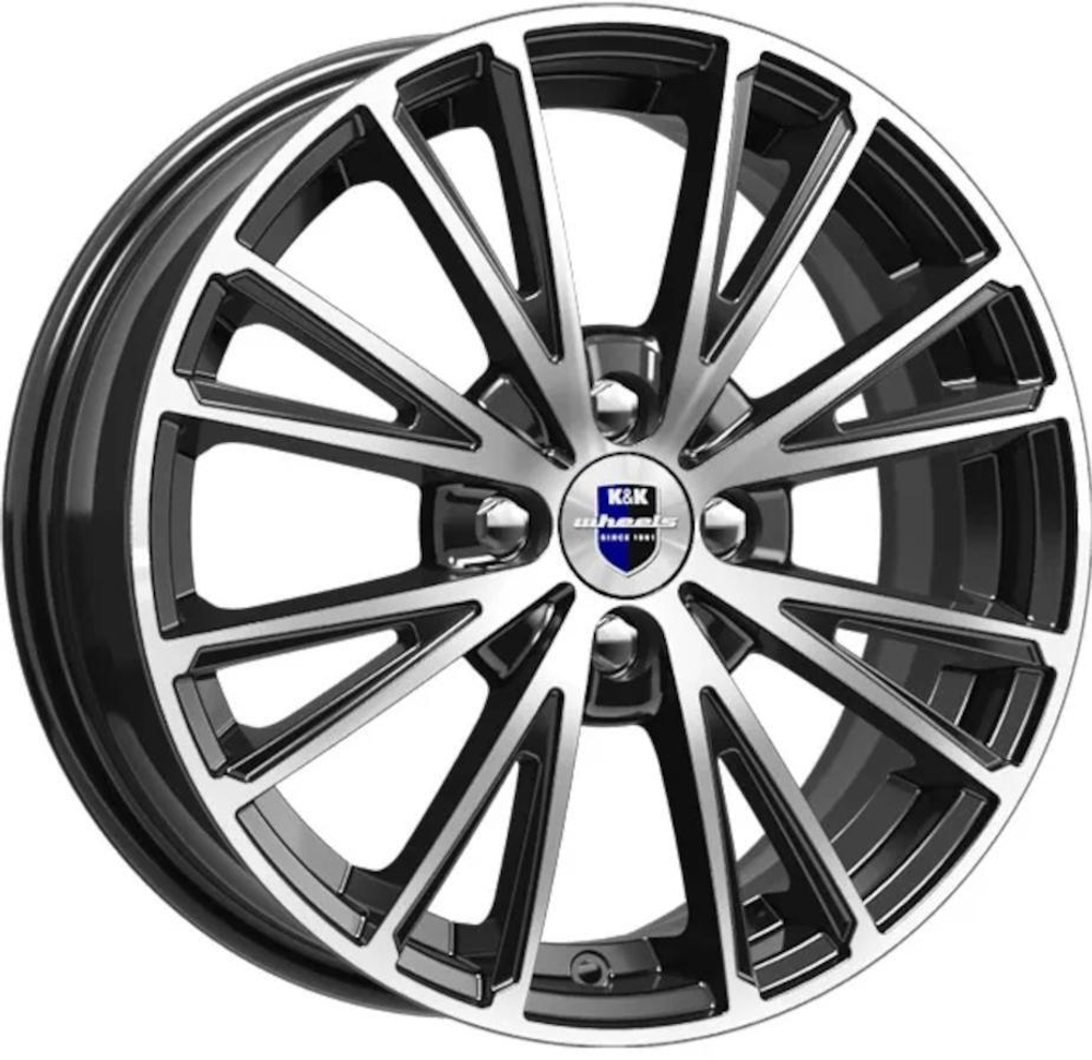 K&K Меандр 6x16 4x100 ET 41 Dia 60.1 (алмаз черный)