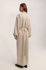 Платье миди со складками