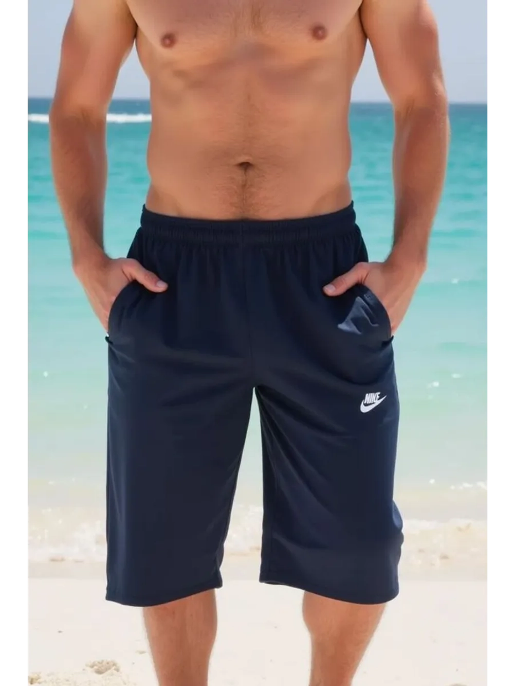 Шорты спортивные Nike удлиненные бриджи