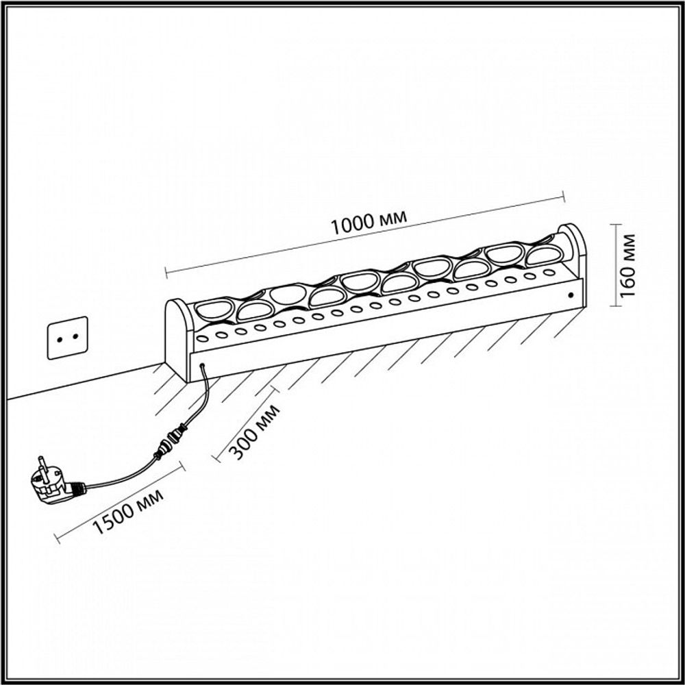 Наземный низкий светильник Odeon Light Waterfall 7027/72FL