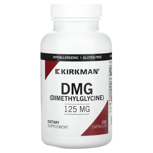 Kirkman Labs, DMG, 125 мг, 250 капсул