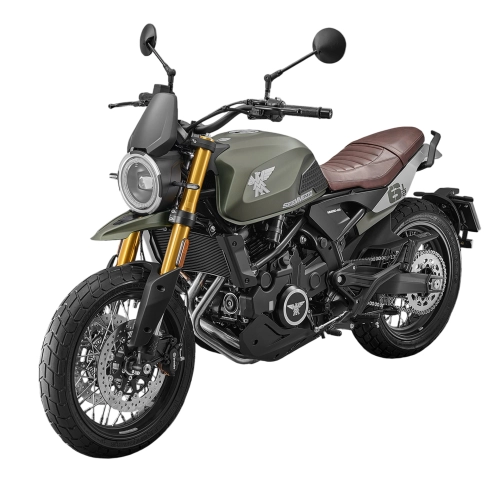 Мотоцикл Moto Мorini SEIEMMEZZO SCR зеленый